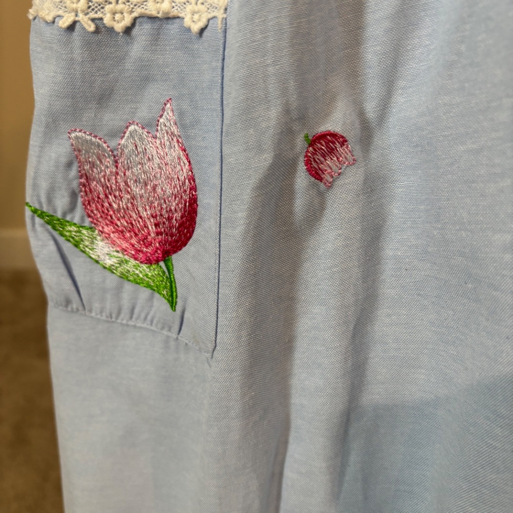 NWT! Lindy Bop Corinna Dress with Embroidered Flowers XS - Picture 6 of 12